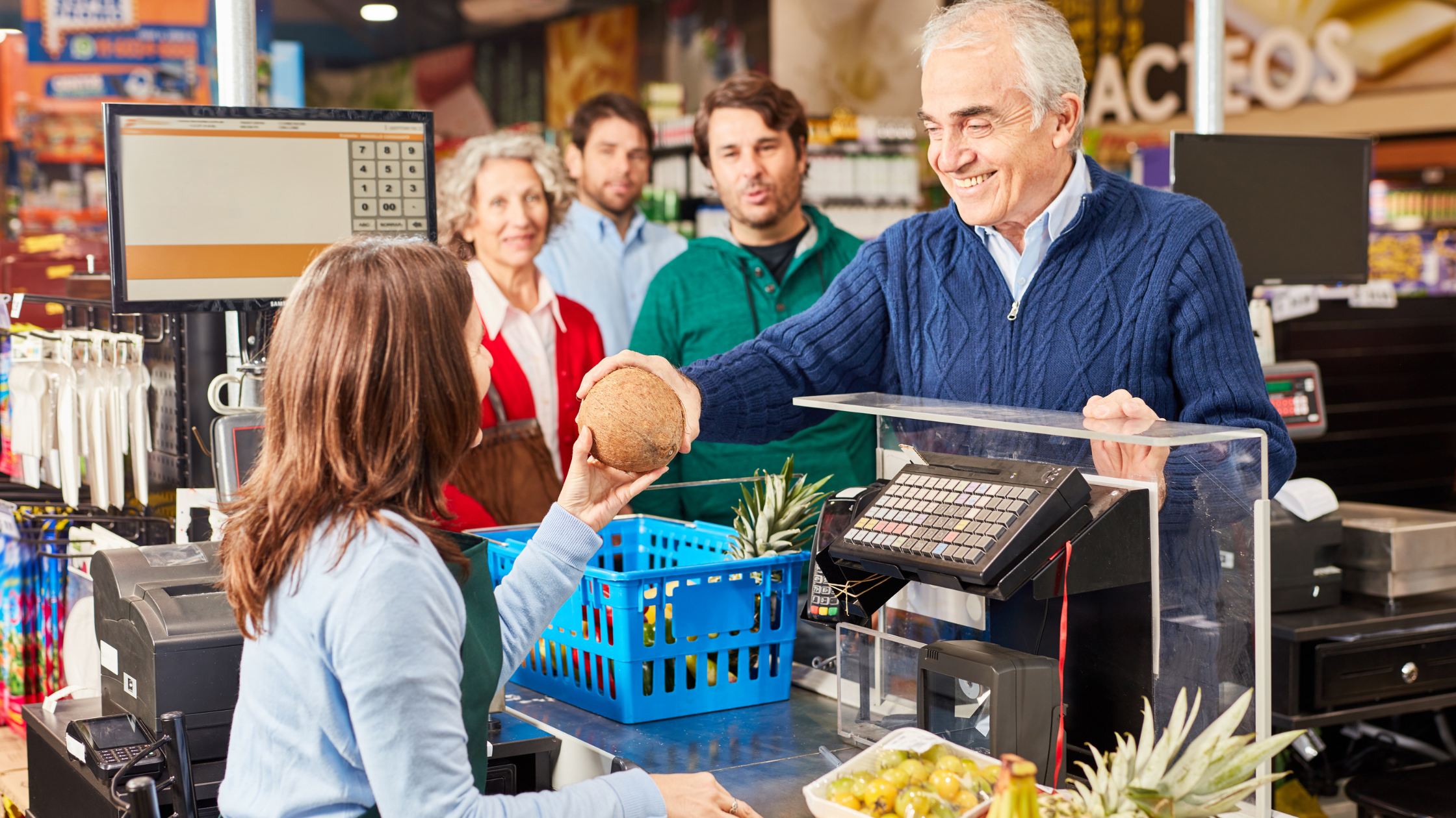 Comprar y pagar rápido en el supermercado