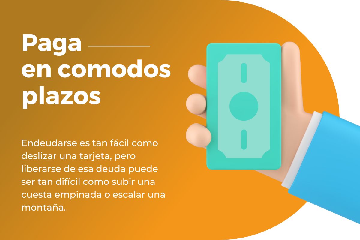 Endeudarse es tan fácil como deslizar una tarjeta, pero liberarse de esa deuda puede sere tan difícil como subir una cuesta empinada o escalar una montaña.