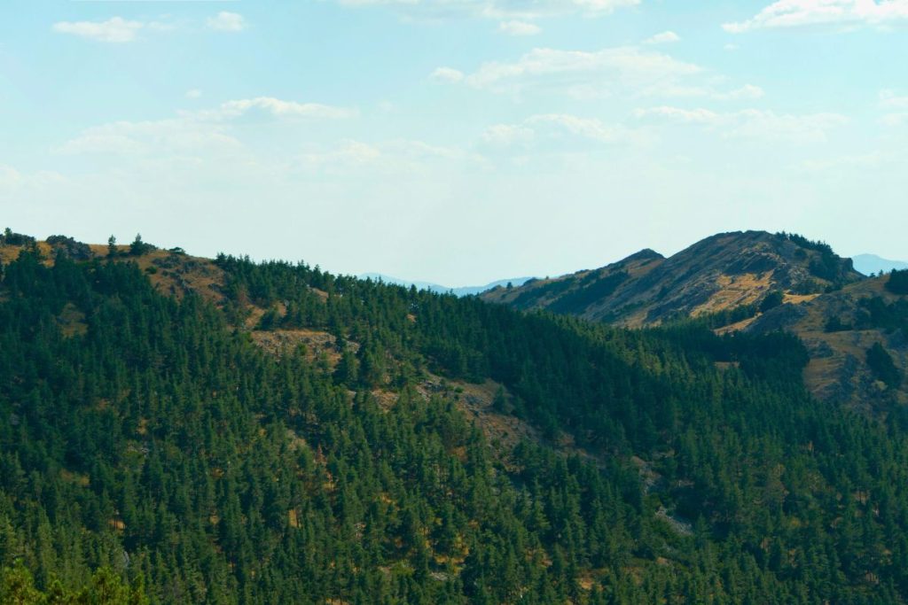 Vista de la Sierra del Rincón, Mdrid.