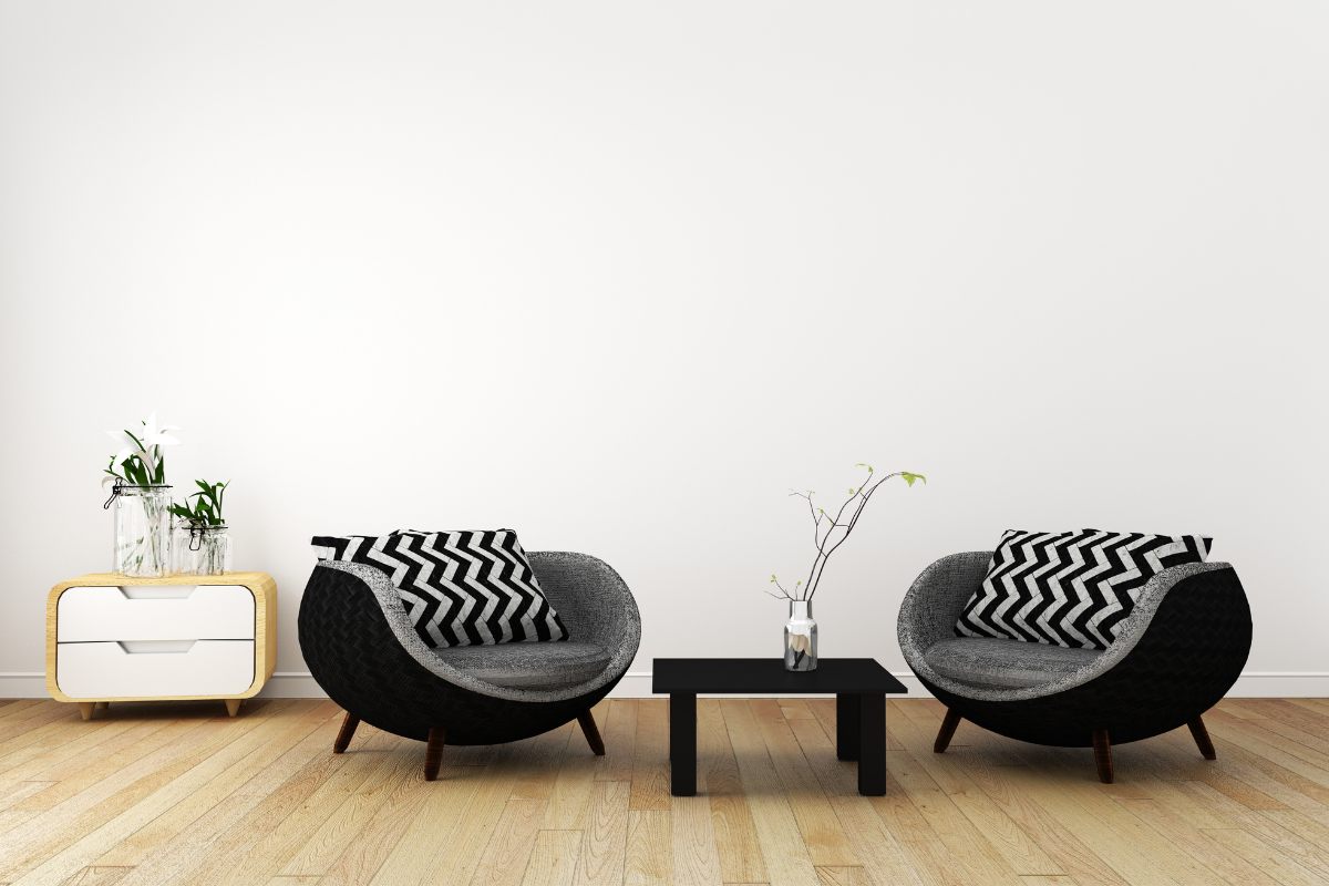 Diseño interior minimalista.