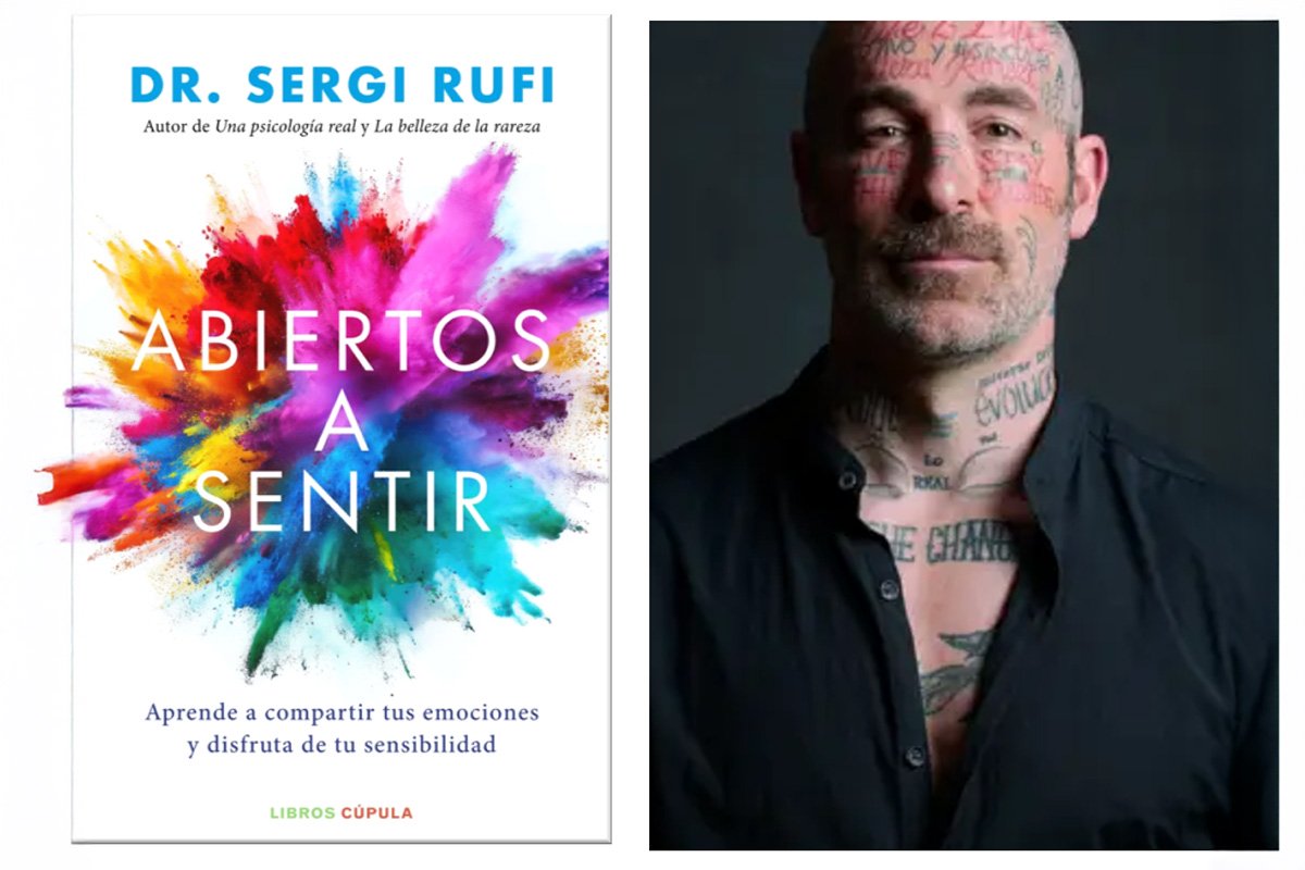 Portada del libro titulado Abiertos a sentir, de Sergi Rufi.