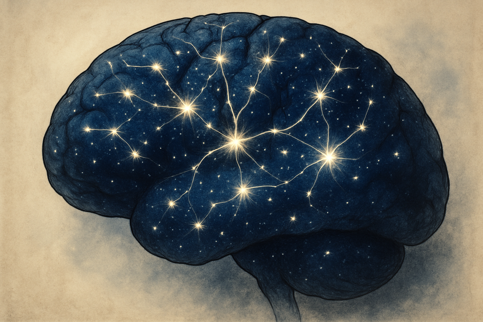 A poetic and evocative representation of the human brain as - Prueba Esto Hoy