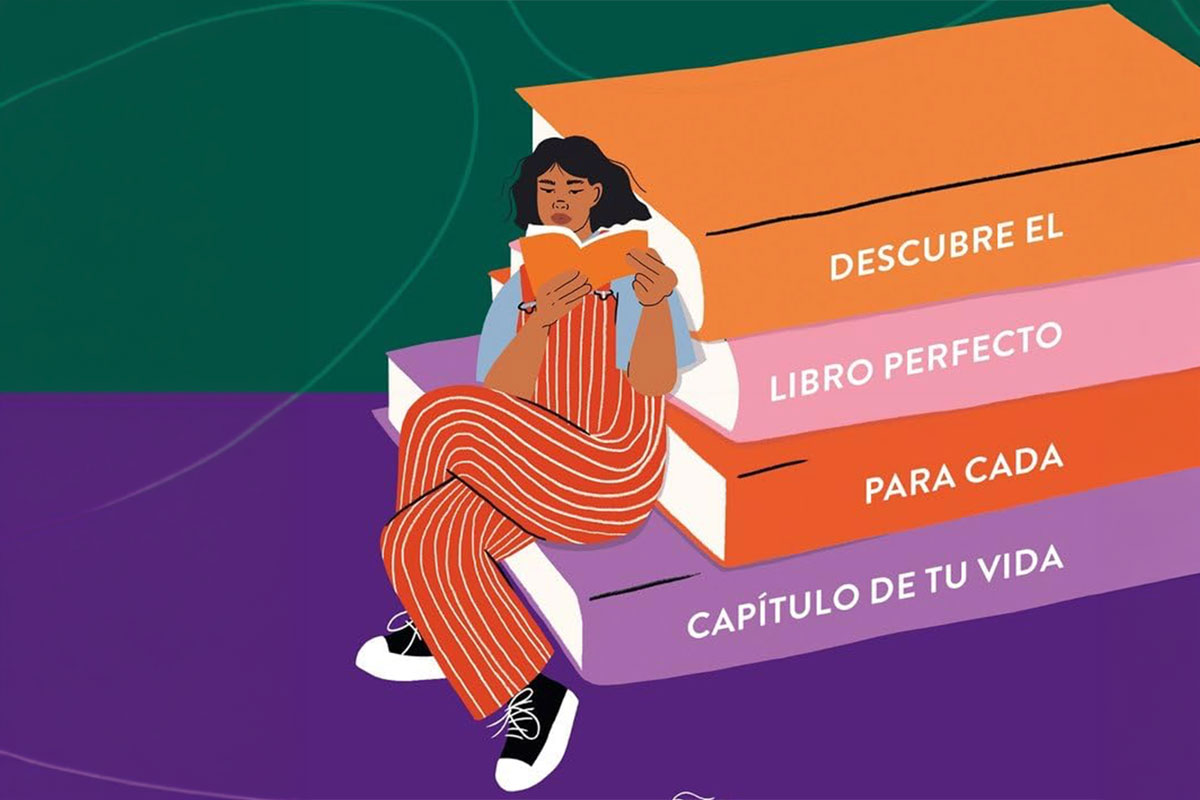 Muestra parcial de la cubierta del libro titulado Biblioterapia, de MOlly Masters.
